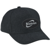 View Image 1 of 4 of Canvas Five Panel Snapback Cap - Laser Engraved Patch