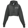 View Image 1 of 4 of Champion Reverse Weave Cropped Hoodie - Ladies' - Screen