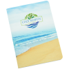 View Image 1 of 3 of Sewn Meeting Notebook - Seaside - 7 inches H x 5 inches W
