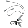 View Image 1 of 5 of All Over Braided Power Delivery Charging Cable