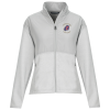 View Image 1 of 3 of Cutter & Buck Hunts Point Fleece Hybrid Jacket - Ladies'
