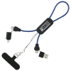 View Image 1 of 6 of Phone Holder Wristlet with Charging Cable
