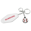 View Image 1 of 2 of Motel Keychain - Baseball