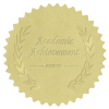 View Image 1 of 1 of Embellished Seal by the Roll - Circle - Pinked Edge - 1 1/4 Inches