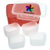 View Image 1 of 4 of Divided Snack Serving Set - Full Color