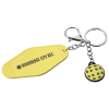 View Image 1 of 2 of Motel Keychain - Pickleball