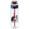 View Image 1 of 4 of Ella Water Bottle with Flip Up Straw - 24 oz. - Red, White & Blue
