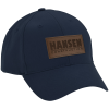 View Image 1 of 4 of Brushed-Cotton 6-Panel Cap - Laser Engraved Patch