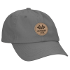 View Image 1 of 3 of Cotton Twill Cap with Buckle Closure - Laser Engraved Patch