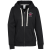 View Image 1 of 3 of District Recycled Full-Zip Hoodie - Ladies' - Embroidered - 24 hr