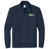 View Image 1 of 3 of Nike Club Fleece Sleeve Swoosh 1/2-Zip Pullover - Men's - 24 hr