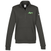 View Image 1 of 3 of Nike Club Fleece Sleeve Swoosh 1/2-Zip Pullover - Ladies' - 24 hr