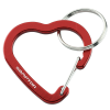 View Image 1 of 4 of Heart Carabiner Keychain
