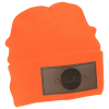 View Image 1 of 4 of Big Cuff Knit Cap - Laser Engraved Patch - 24 hr