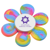 View Image 1 of 5 of Textured Flower Fidget Spinner
