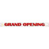 View Image 1 of 6 of Grand Opening Ribbon Banner - 9 inches x 8 foot