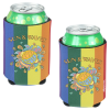 Koozie&reg; Chill Collapsible Can Cooler - Vertical Rainbow