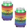Koozie&reg; Chill Collapsible Can Cooler - Horizontal Rainbow