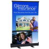 View Image 1 of 3 of Economy Tabletop Retractable Polyester Banner Display - 24 inches