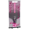 View Image 1 of 6 of Economy Retractable Polyester Banner Display - 36 inches