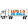 View Image 1 of 1 of Flat Flexible Magnet - Semi Truck