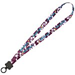  Dye-Sub Lanyard - 3/4 - 32 - Plastic Swivel Snap Hook -  Damask C142892-32-PSS-D