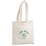 Cotton Sheeting Natural Economy Tote - 12-1/2" x 12"