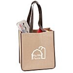 V Natural Kraft Sack Tote