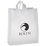 Soft-Loop Frosted Clear Shopper - 19" x 16"