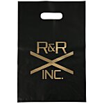 Colored Frosted Die-Cut Convention Bag - 14" x 9-1/2" - Foil