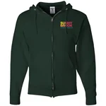 Jerzees NuBlend Full-Zip Hooded Sweatshirt - Embroidered