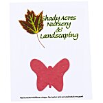 Seeded Paper Shapes Mailer/Postcard - 4" x 5" Butterfly