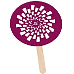 4AllPromos Square Hand Fan - Low Minumum - Sample