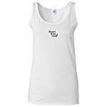 Gildan Softstyle Tank Top - Ladies&#039; - White - Screen