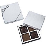 Molded Chocolate Squares - 4-Pieces