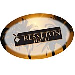 Full Color Name Badge - Oval - Pin