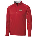 Athletic 1/4-Zip Fleece Pullover - Embroidered