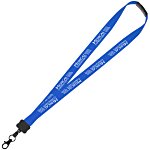 Lanyard with Neck Clasp - 7/8" - 32" - Large Metal Lobster Claw