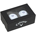 Callaway 2 Ball Business Card Box - Super Soft