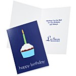 Happy Birthday Cupcake Note Card