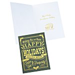 Happy Holidays Vintage Greeting Card