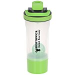 24 Oz Protein Shaker Bottle Stainless Steel Blender - Y264 - IdeaStage  Promotional Products