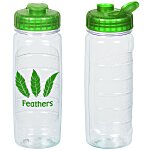 Customizable : Refresh Cyclone Water Bottle - 16 oz. - Clear  110436-16-C