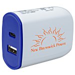 Color Accent Dual Port Wall Charger
