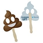 Emoji Hand Fan - Poo
