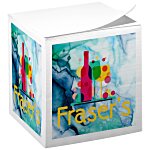 Post-it® Notes Cubes - 2-3/4" x 2-3/4" x 2-3/4" - White - Full Color