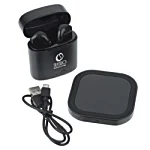 Oros True Wireless Auto Pair Ear Buds with Wireless Charging Pad