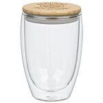 Easton Glass Cup with Bamboo Lid - 12 oz. - 24 hr