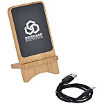 SCX Bamboo Light-Up Logo Wireless Charger