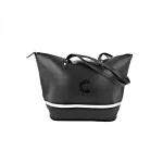 Iconic Metallic Accent Tote